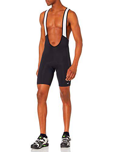 Amazon Essentials Peto de Ciclismo Hombre, Negro/Blanco, Rayas, XXL