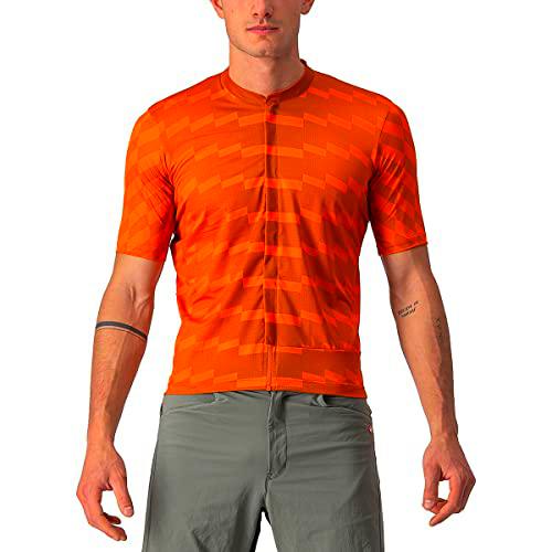 castelli Unltd Sterrato Jersey Camiseta, Hombre, Spice Orange/Orange Rust, XX-Large