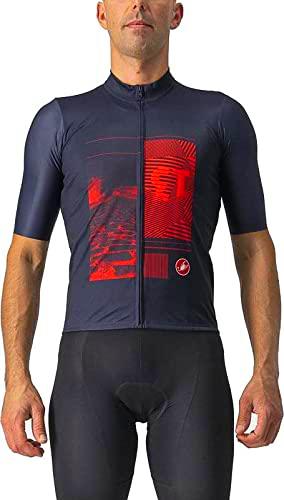 CASTELLI 13 Screen Jersey Sudadera, Saviles Azul/Rojo