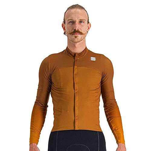 Sportful Bodyfit Pro Jersey Túnica de enfermería, Leather Golden Oak, L Hombres