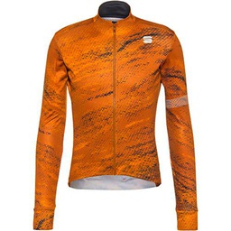 Sportful Cliff Supergiara Thermal Jerse T-Shirt, Leather Golden Oak Black, M Men's