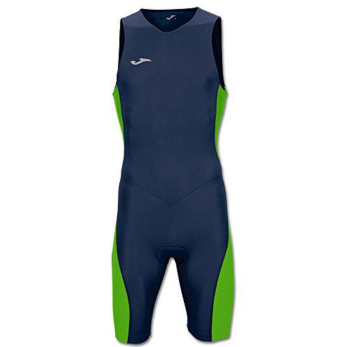 Joma Mono Triathlon Marino-Verde Fluor S/M - Mono de Ciclismo