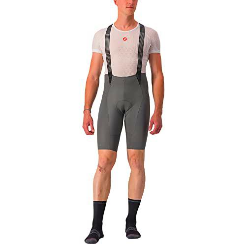 CASTELLI 4522000-125 Free Aero RC BIBSHORT Men's Shorts Gunmetal Gray S