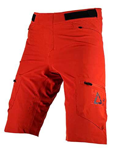 Leatt Pantalones Cortos MTB Allmtn 2.0, Lava, (46W) UK para Hombre