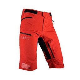 Leatt Pantalones Cortos MTB Hydradri 5.0, Lava, 48W para Hombre