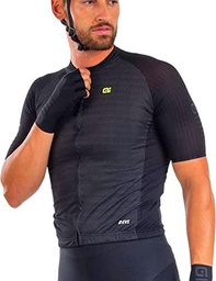 Ale R-ev1 Silver Cooling Jersey de Manga Corta, Negro