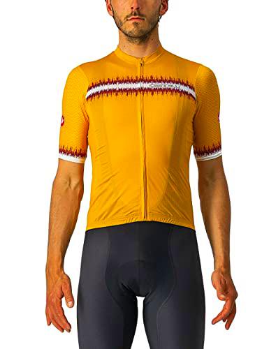 castelli Grimpeur Jersey Camiseta, Hombre, Mustard, X-Large