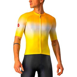 castelli Aero Race 6.0 Jersey Camiseta, Hombre, Maize/Saffron, L