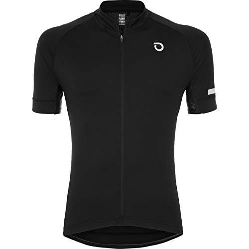 Briko Classic Side Jersey Maillot Ciclismo Hombre, New Black, L