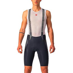 castelli Free Unlimited BIBSHORT Shorts, Men's, Black White, M