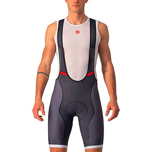 castelli COMPETIZIONE Kit Bib Shorts, Men's, Darkgray, M