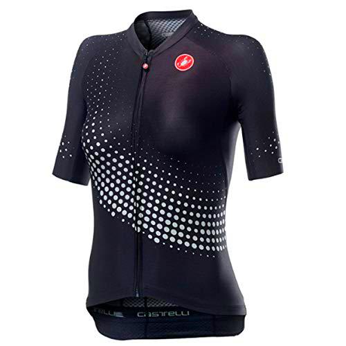 castelli Aero Pro W Camiseta, Mujer, Light Black, L