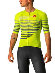 castelli Climber's 3.0 SL Jersey Camiseta, Hombre, Electric Lime/Blue, L