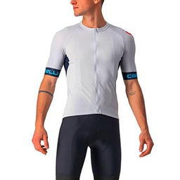 CASTELLI Entrata Vi Jersey Sudadera, Gris Plateado Savile Blue-BLU SK