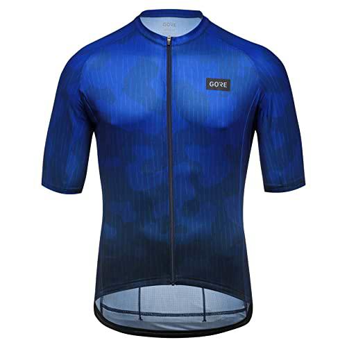 GORE WEAR Hombre Maillot de ciclismo transpirable, Rain Camo