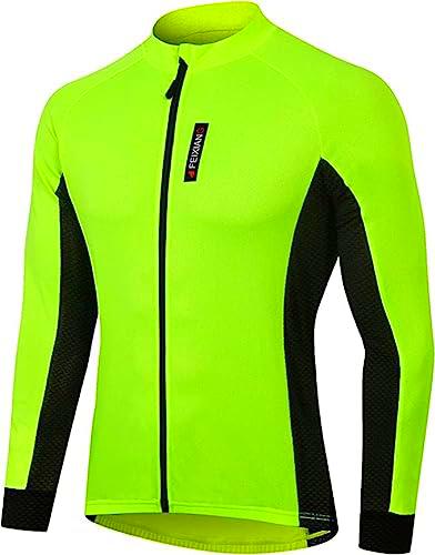 MEETWEE Rl3 Camiseta de Ciclismo, Verde, Small para Hombre