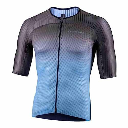 Nalini BASERGO FIT J T-Shirt, Man Grey/Blue, XL Men's