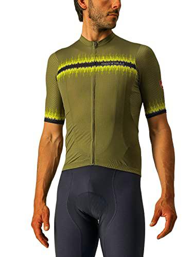 castelli Grimpeur Jersey Camiseta, Hombre, Moss Green, X-Large