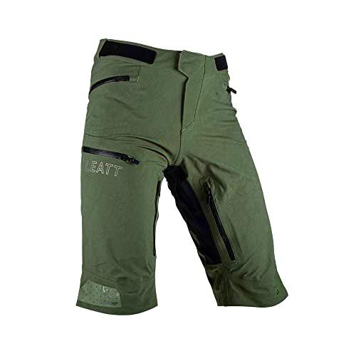 Leatt Pantalones Cortos MTB Hydradri 5.0, Pino, 56W para Hombre