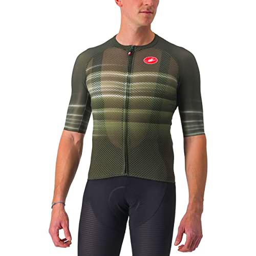 CASTELLI Climber's 3.0 SL2 Jersey T-Shirt, Deep Green, 3XL Men's