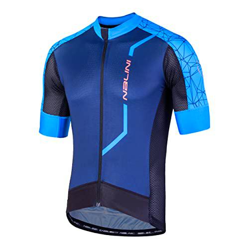 Nalini 02817901100C000.10 AIS Velocita 2.0 Unisex T-Shirt Black Blue Surf M