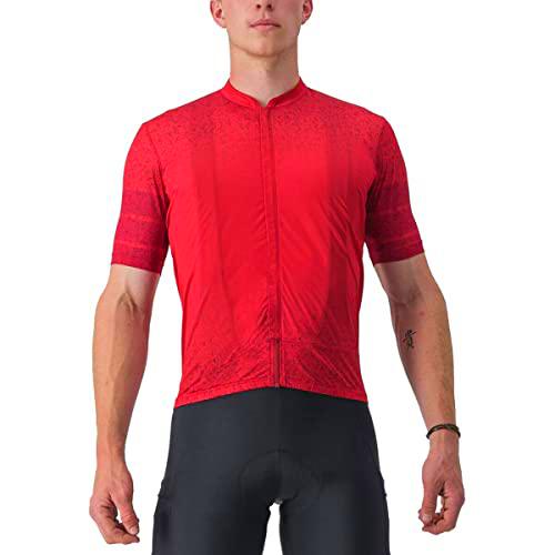 CASTELLI Unlimited Terra Jersey T-Shirt, Dark Red, M Men's