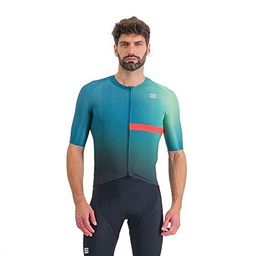 Sportful Bomber Jersey T-Shirt, Shade Spruce POMPELMO