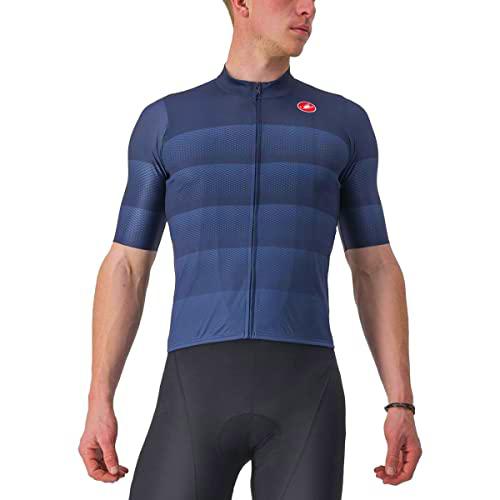 CASTELLI LIVELLI Jersey T-Shirt, Belgian Blue, L Men's