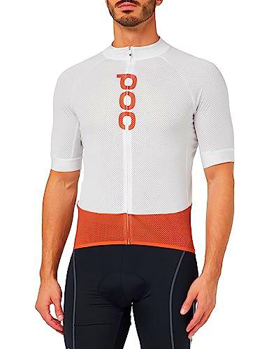 POC M's Essential Road Logo Jersey T-Shirt, Hydrogen White/Himalayan Salt, M Men's