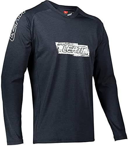 Leatt, L, Negro Camiseta MTB Gravity 2.0, Unisex Adulto