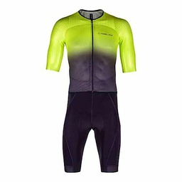 Nalini 03000801100C000.10 BASERGO SUIT Men's Body BLACK/EVOLUTION GREEN M