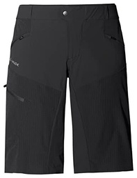 VAUDE Pantalones Cortos Virt para Hombre, Negro Uni