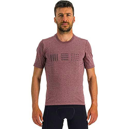 Sportful GIARA tee Sweatshirt, Red Wine, XXL Men's