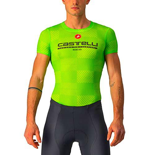 castelli Pro Mesh Bl Short Sleeve Camiseta, Hombre