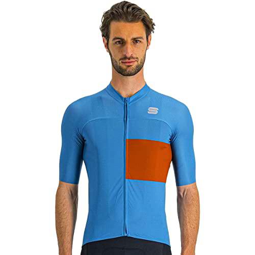 Sportful Snap Jersey Sweatshirt, Berry Blue Cayenna Red, S Men's