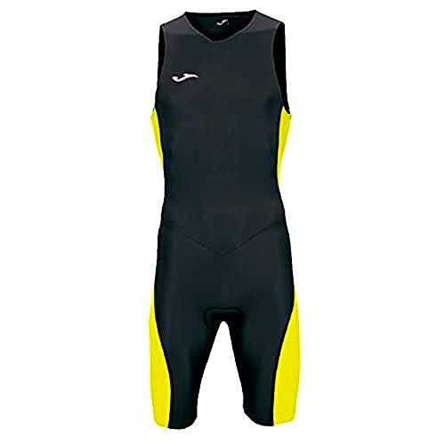 Joma - Mono triathlon negro-amarillo s/m para hombre