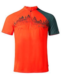 VAUDE Men's Altissimo Pro Shirt Camisetas, Glowing Red, 2XL