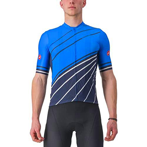 CASTELLI Speed Strada Jersey T-Shirt, Drive Blue/Belgian Blue, XL Men's