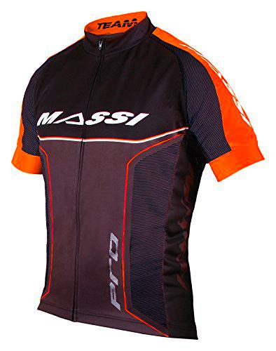 Massi Pro Team Maillot, Hombre, Naranja, XXL