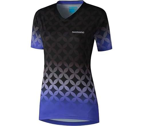 SHIMANO Saiko W'S S.S. Jersey Maillot, Adultos Unisex