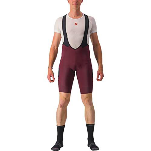 CASTELLI 4523020-625 Unlimited Cargo BIBSHORT Men's Shorts Deep Bordeaux L