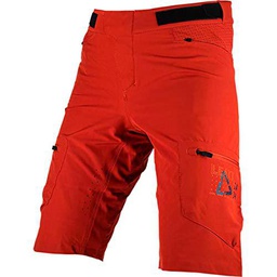 Leatt Pantalones Cortos MTB Allmtn 3.0, Lava, 42W para Mujer