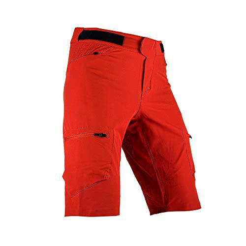 Leatt Pantalones Cortos MTB Allmtn 2.0, Lava, 48W para Hombre