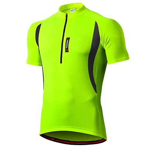 MEETWEE Maillot Ciclismo Hombre, Bicicleta De para Jersey Manga Corta Cómodo Respirable Secado Rápido