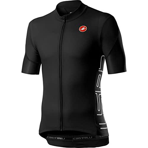 CASTELLI ENTRATA V Jersey Camiseta, Light Black, XXL para Hombre