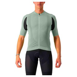 CASTELLI SUPERLEGGERA 3 Jersey T-Shirt, Defender Green, M Men's