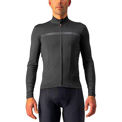 CASTELLI 4521516-030 Pro Thermal Mid LS Jersey Sweatshirt Hombre Dark Gray Tamaño XL