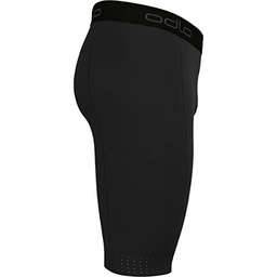 Odlo Hombre Mallas Cortas de Running ZEROWEIGHT, Black, XXL