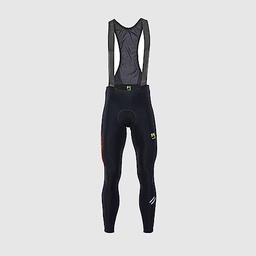 Karpos 2521014-069 Verve WINT BIBTIGHT Short Cycling Dungarees Hombre Black/Grenadine Tamaño L