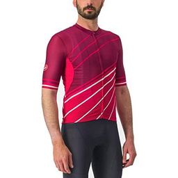 CASTELLI Speed Strada Jersey T-Shirt, Bordeaux/Persian Red, XXL Men's